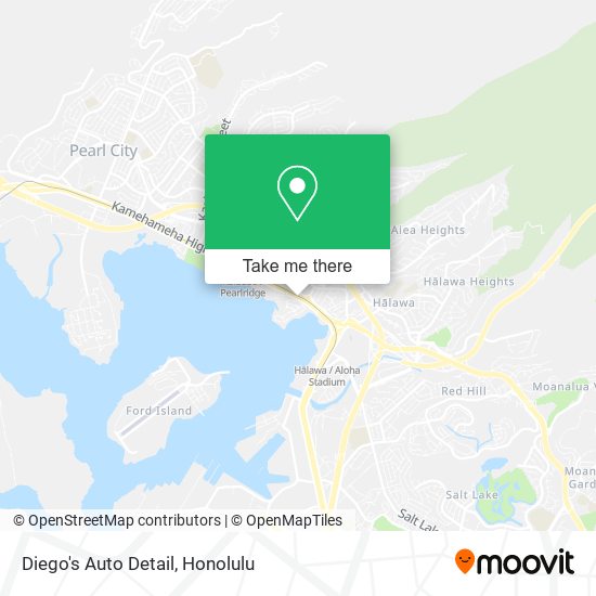 Diego's Auto Detail map