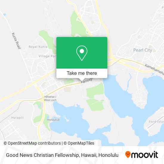 Mapa de Good News Christian Fellowship, Hawaii