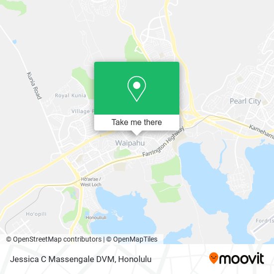 Jessica C Massengale DVM map