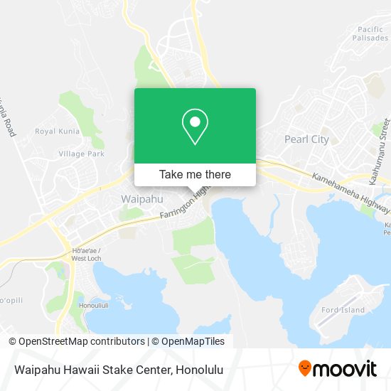 Waipahu Hawaii Stake Center map