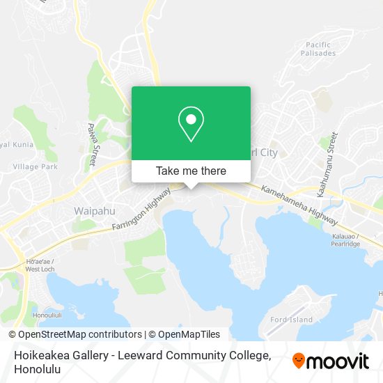 Mapa de Hoikeakea Gallery - Leeward Community College