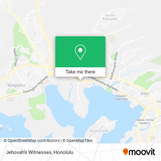 Mapa de Jehovah's Witnesses