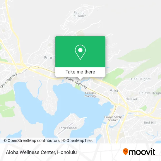 Aloha Wellness Center map