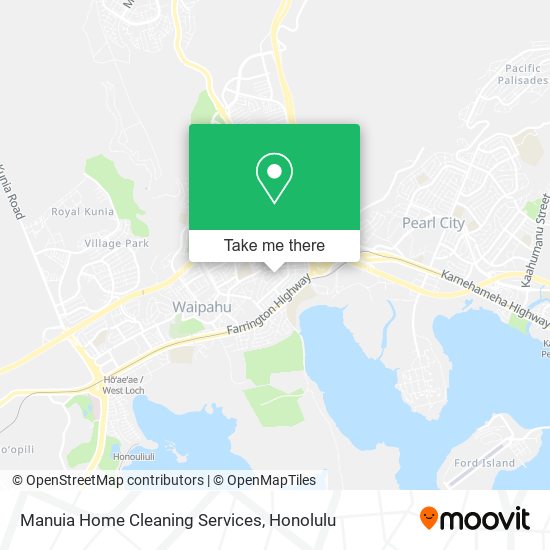 Manuia Home Cleaning Services map