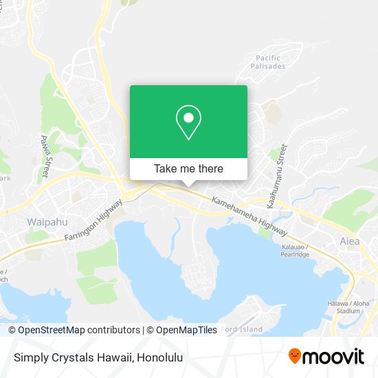 Mapa de Simply Crystals Hawaii
