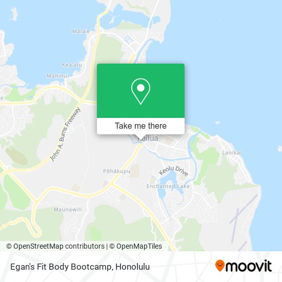 Mapa de Egan's Fit Body Bootcamp