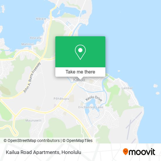Mapa de Kailua Road Apartments