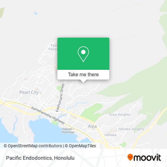 Mapa de Pacific Endodontics