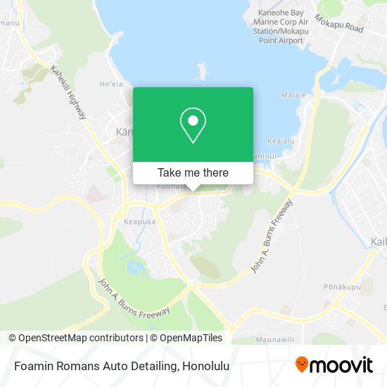 Foamin Romans Auto Detailing map