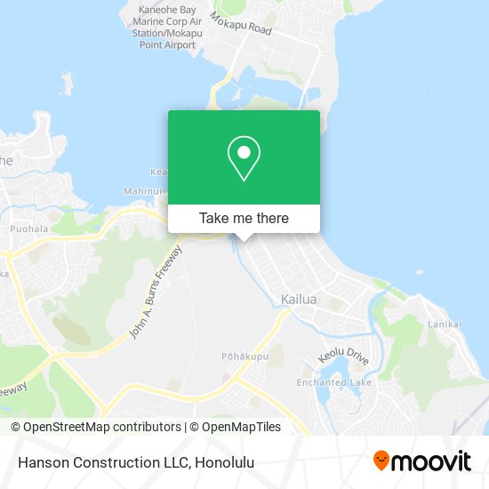 Hanson Construction LLC map