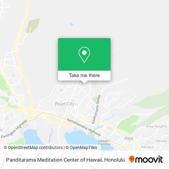 Panditarama Meditation Center of Hawaii map