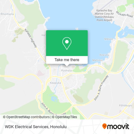 WDK Electrical Services map