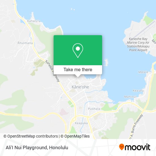 Ali'I Nui Playground map