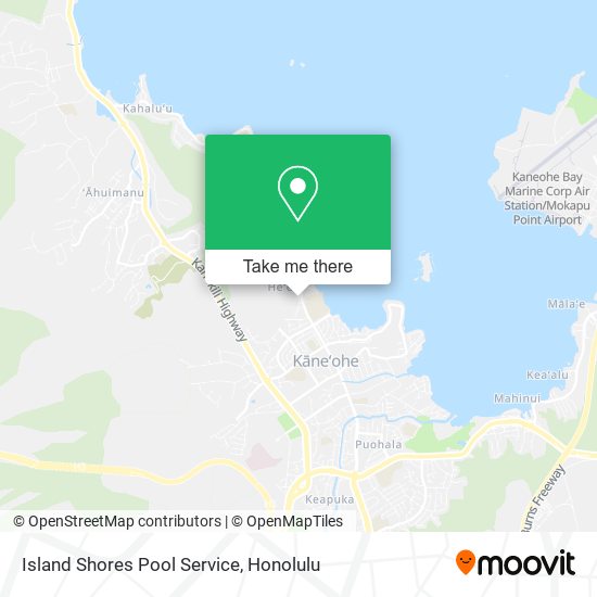 Island Shores Pool Service map
