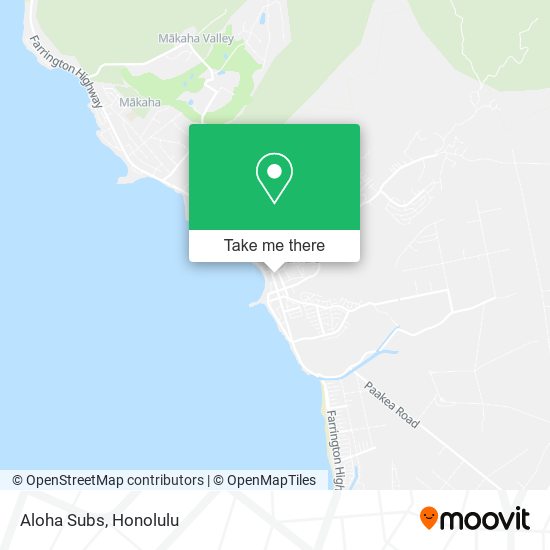 Aloha Subs map