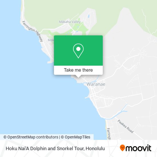 Hoku Nai'A Dolphin and Snorkel Tour map