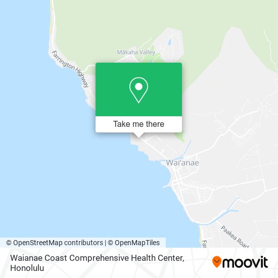 Waianae Coast Comprehensive Health Center map