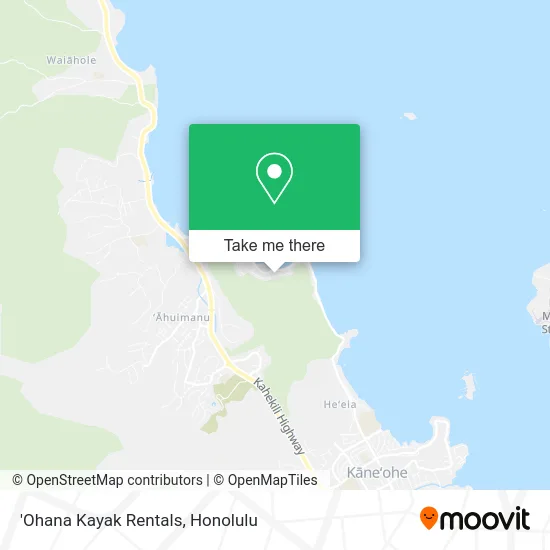 'Ohana Kayak Rentals map