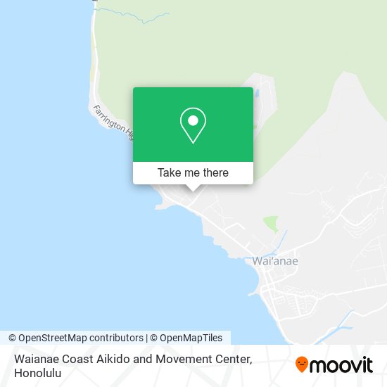 Waianae Coast Aikido and Movement Center map