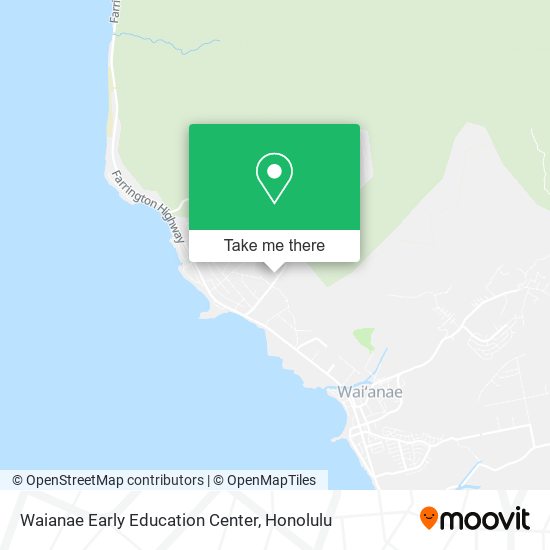 Mapa de Waianae Early Education Center