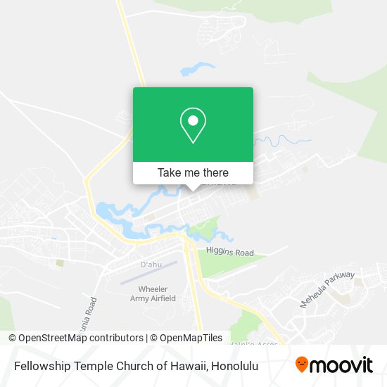 Fellowship Temple Church of Hawaii map