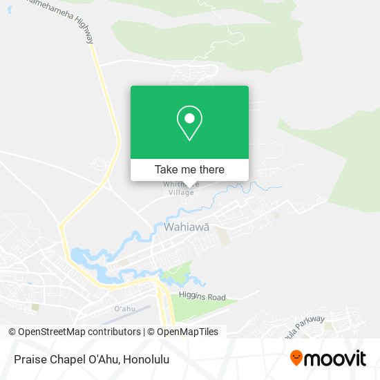 Mapa de Praise Chapel O'Ahu