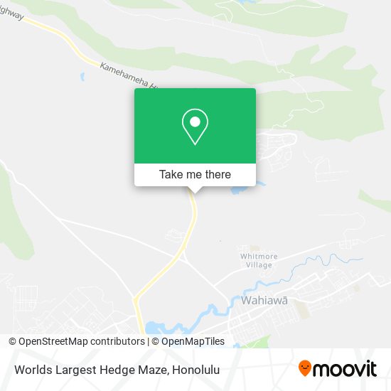 Worlds Largest Hedge Maze map