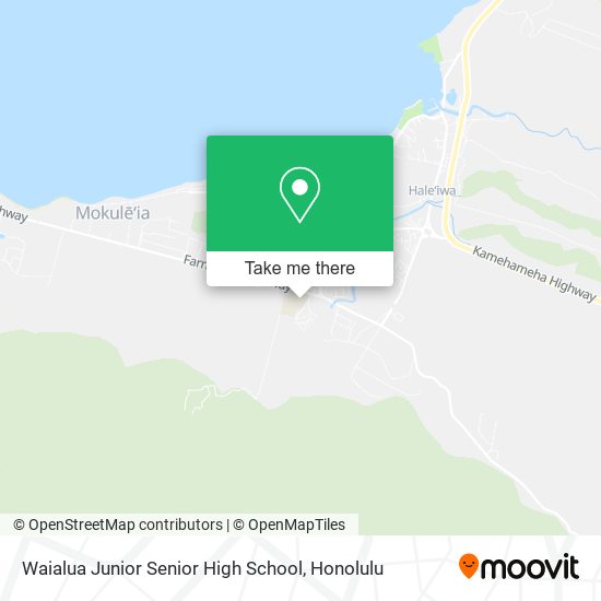 Mapa de Waialua Junior Senior High School