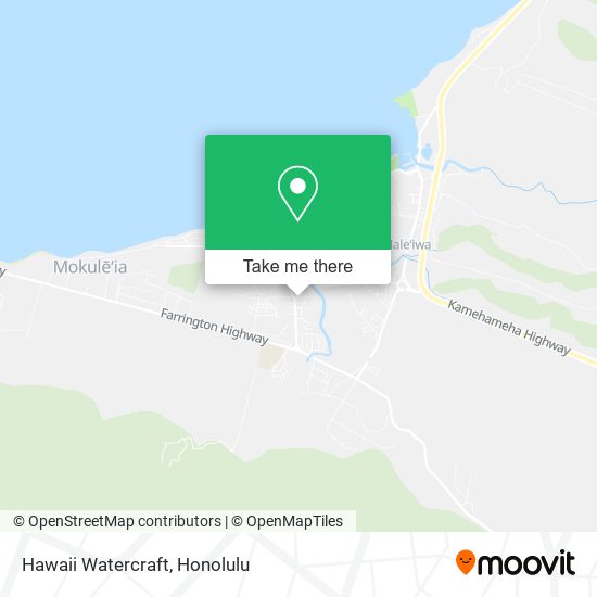 Mapa de Hawaii Watercraft