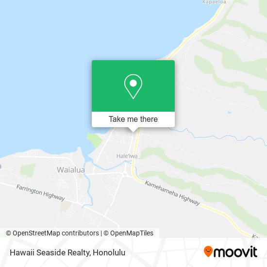 Hawaii Seaside Realty map