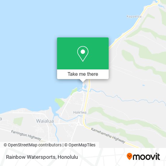 Rainbow Watersports map