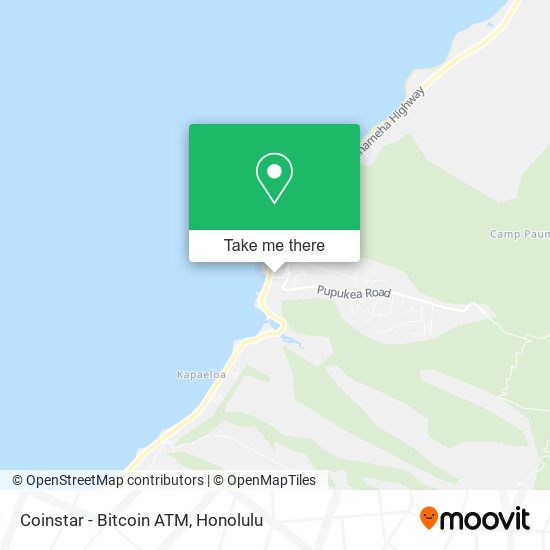 Mapa de Coinstar - Bitcoin ATM