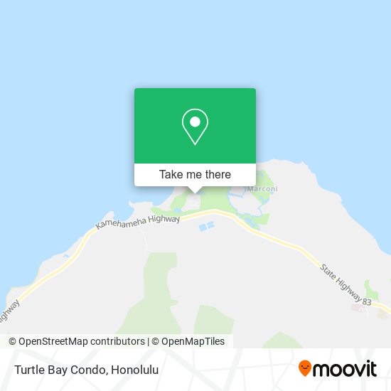 Mapa de Turtle Bay Condo
