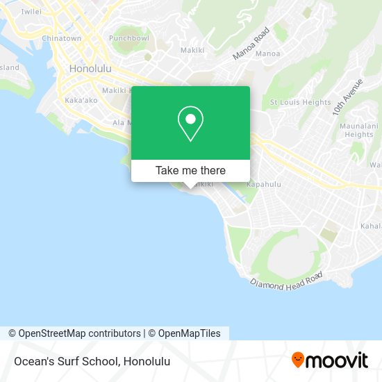 Mapa de Ocean's Surf School