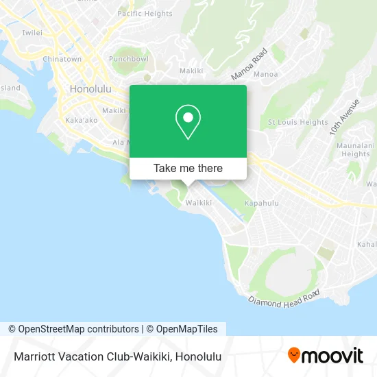 Marriott Vacation Club-Waikiki map