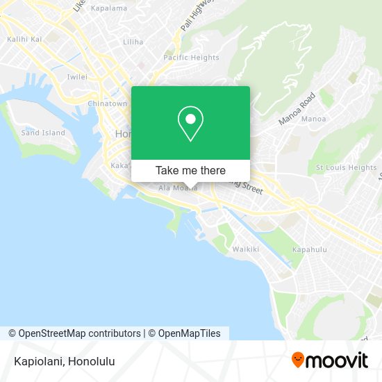 Kapiolani map