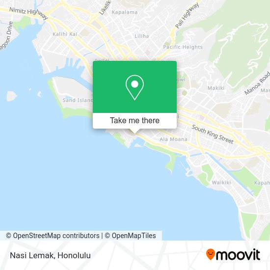 Mapa de Nasi Lemak