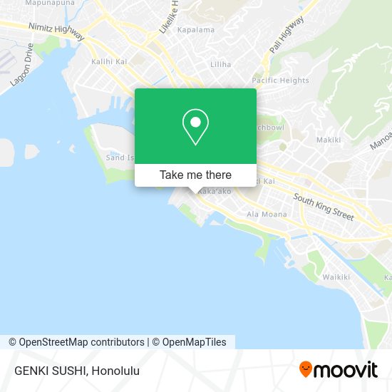 Mapa de GENKI SUSHI