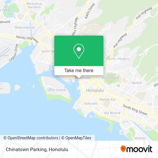 Chinatown Parking map