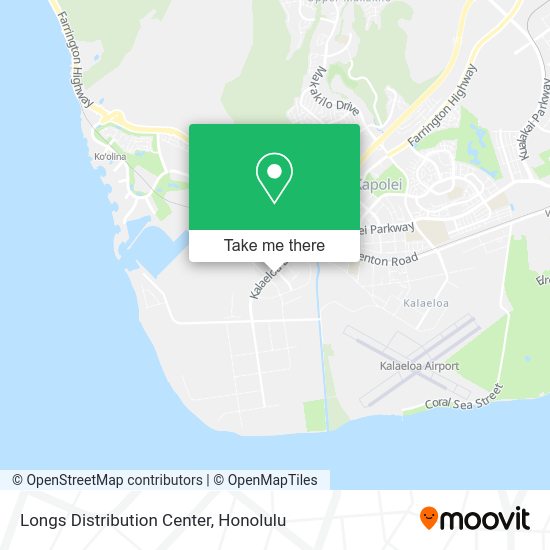 Longs Distribution Center map