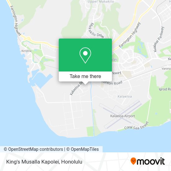 King's Musalla Kapolei map