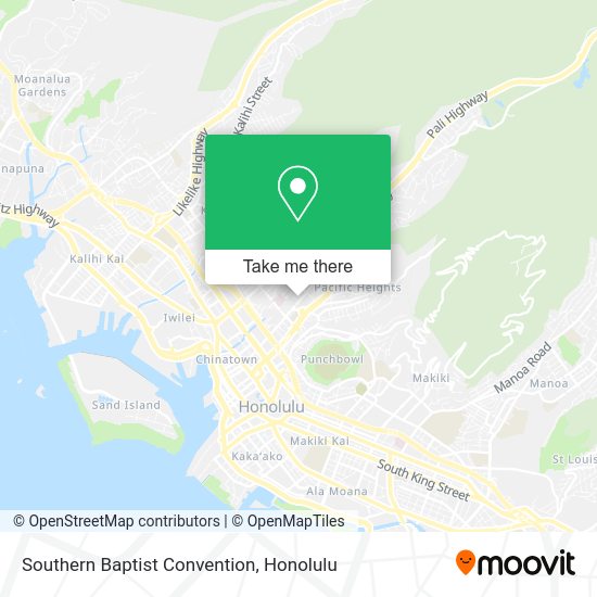 Mapa de Southern Baptist Convention