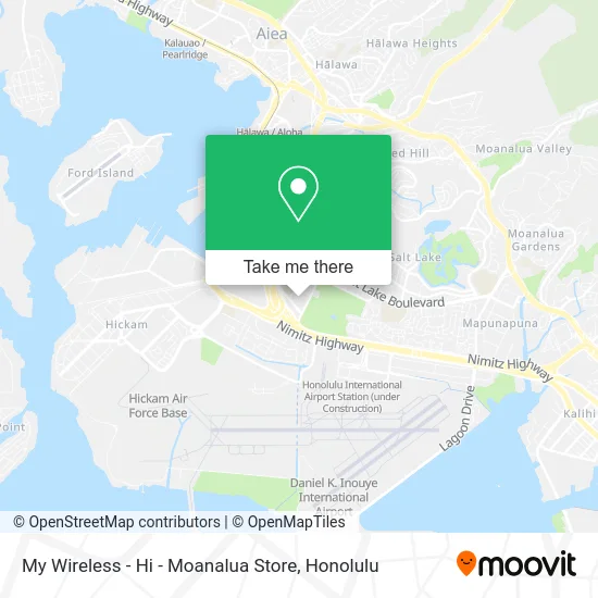 My Wireless - Hi - Moanalua Store map