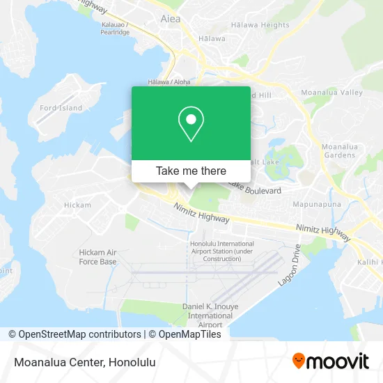Moanalua Center map
