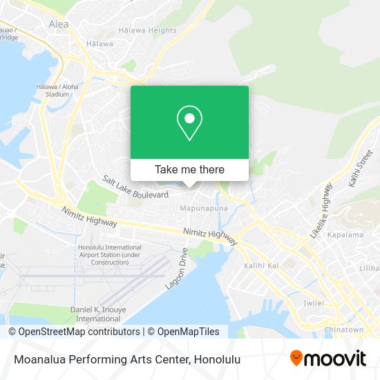 Moanalua Performing Arts Center map