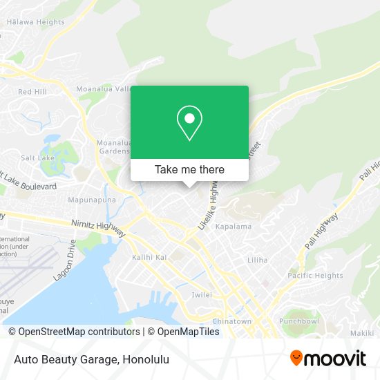 Mapa de Auto Beauty Garage