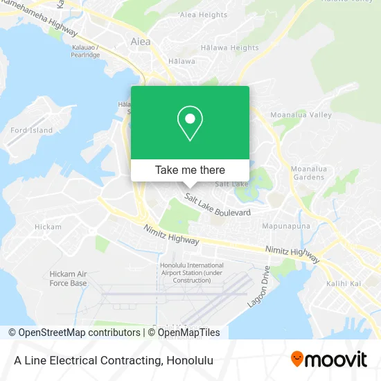 Mapa de A Line Electrical Contracting