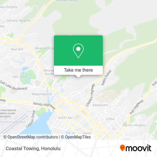 Coastal Towing map