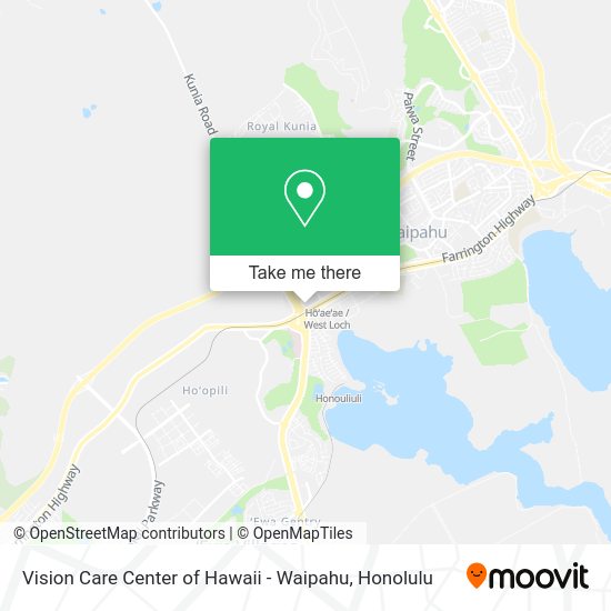 Vision Care Center of Hawaii - Waipahu map