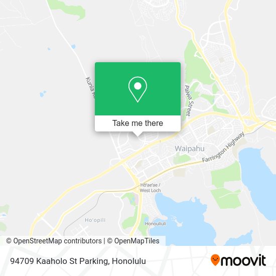 94709 Kaaholo St Parking map